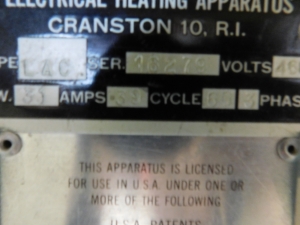 C.I. HAYS INC. MESH BELT CONVEYOR FURNACE, TYPE: LAC, S/N 16279, VOLTS: 460, KILOWATTS: 31, AMPS: 39, CYCLE: 60, PHASE: 3, 26'X32"X53", CONVEYOR BELT WIDTH: 6", COMES WITH THERMCO MODEL 8300 GAS MIXER-144