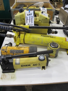 LOT (3) ENERPAC HYDRAULIC UNITS (G-49) LOADING & HANDLING FEE $5-