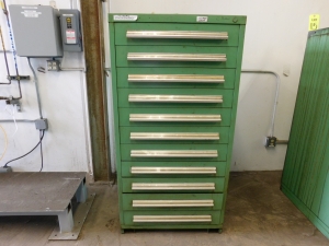 STANLEY VIDMAR 11 DRAWER TOOL/PARTS CABINET, 30"X28"X59"-16