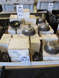 LOT ASSORTED WEILER WIRE CUP BRUSHES (G-49) LOADING & HANDLING FEE $5-