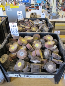 LOT FLAPPING SANDING WHEELS (G-49) LOADING & HANDLING FEE $5-