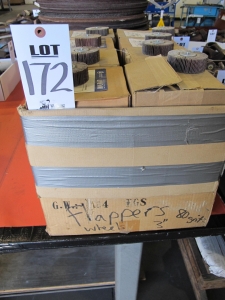 LOT FLAPPING SANDING WHEELS (G-49) LOADING & HANDLING FEE $5-