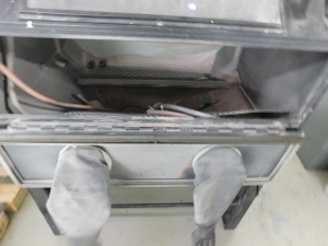 GEO. OLCOTT CO. SANDBLAST CABINET, MODEL 4824, S/N 1738-203