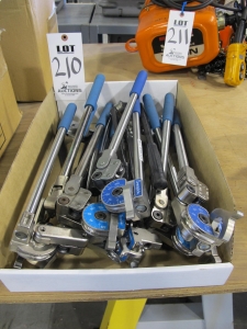 LOT ASSORTED TOOL BENDERS (G-49) LOADING & HANDLING FEE $5-