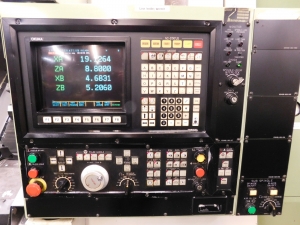 OKUMA LR 15-MW LATHE, OSP 5020L CNC CONTROL, LIVE TOOL, TWIN SPINDLE, HYDRAULIC TAILSTOCK, SUB SPINDLE, PARTS CATCHER, PARTS CONVEYOR, TURBO CHIP CONVEYOR, ROYAL MIST FILTER, METAL BIN, S/N 1798-215