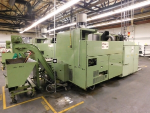 OKUMA LR 15-MW LATHE, OSP 5020L CNC CONTROL, LIVE TOOL, TWIN SPINDLE, HYDRAULIC TAILSTOCK, SUB SPINDLE, PARTS CATCHER, PARTS CONVEYOR, TURBO CHIP CONVEYOR, ROYAL MIST FILTER, METAL BIN, S/N 1780-217