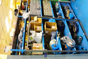 OKUMA CNC LIVE TOOL LATHES, OKUMA HORIZONTAL MACHINING CENTERS, SCREW MACHINES, PLASTIC INJECTION MOLDING, OVENS, MACHINE SHOPS, LARGE TOOL CRIBS, AIR COMPRESSORS, INSPECTION, VIDMAR & LISTA CABINETS, OVER 1,000 LOTS TO BE SOLD!c-1