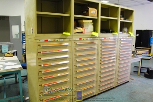 OKUMA CNC LIVE TOOL LATHES, OKUMA HORIZONTAL MACHINING CENTERS, SCREW MACHINES, PLASTIC INJECTION MOLDING, OVENS, MACHINE SHOPS, LARGE TOOL CRIBS, AIR COMPRESSORS, INSPECTION, VIDMAR & LISTA CABINETS, OVER 1,000 LOTS TO BE SOLD!c-1