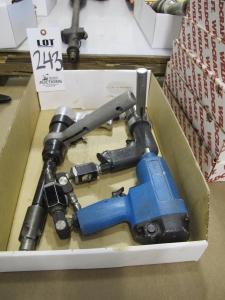 LOT (3) ASSORTED PNEUMATIC TOOLS (G-49) LOADING & HANDLING FEE $5-