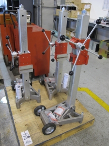 LOT (3) MILWAUKEE CORE DRILL STANDS (G-49) LOADING & HANDLING FEE $15-
