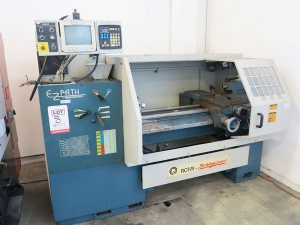 16.5" X 40" BRIDGEPORT ROMI EZ PATH CNC LATHE, COOLANT SYSTEM, SPINDLE NOSE 2", YEAR 1995 (LOCATION: GARVEY AVE., SOUTH EL MONTE, CA) ***RIGGING FEE $150***-8