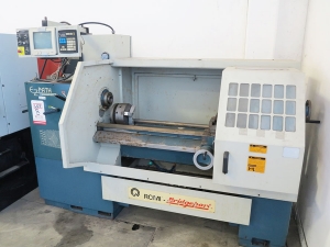 16.5" X 40" BRIDGEPORT ROMI EZ PATH CNC LATHE, COOLANT SYSTEM, SPINDLE NOSE 2", YEAR 1995 (LOCATION: GARVEY AVE., SOUTH EL MONTE, CA) ***RIGGING FEE $150***-8