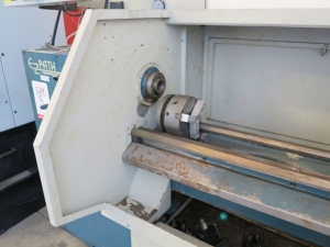 16.5" X 40" BRIDGEPORT ROMI EZ PATH CNC LATHE, COOLANT SYSTEM, SPINDLE NOSE 2", YEAR 1995 (LOCATION: GARVEY AVE., SOUTH EL MONTE, CA) ***RIGGING FEE $150***-8
