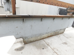 150 TON X 14' PACIFIC HEAVY DUTY HYDRAULIC PRESS BRAKE W/ HUGE 38" DEEP THROAT, MODEL K - 150 - 14, MICRO SWITCH STROKE DEPTH CONTROL, NOTE: THIS MACHINE REQUIRES A PIT, ELECTRIC FOOT PEDAL (LOCATION: GARVEY AVE., SOUTH EL MONTE, CA) ***RIGGING FEE $500***-13