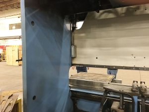 250 TON X 10' PULLMAX OPTIMA CNC HYDRAULIC PRESS BRAKE, MODEL 250.3.1/2.55, CYBELEC MODEVA 10S 6-AXIS CNC CONTROLLER, FOOT PEDAL, LINK LITE BLACK MAX LIGHT CURTAINS, WORK LIGHT, PEDESTAL CONTROL, AUTO BED CROWNING, (LOCATION: WILSON, NC) ***RIGGING FEE $500***-14