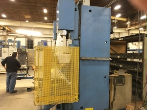 250 TON X 10' PULLMAX OPTIMA CNC HYDRAULIC PRESS BRAKE, MODEL 250.3.1/2.55, CYBELEC MODEVA 10S 6-AXIS CNC CONTROLLER, FOOT PEDAL, LINK LITE BLACK MAX LIGHT CURTAINS, WORK LIGHT, PEDESTAL CONTROL, AUTO BED CROWNING, (LOCATION: WILSON, NC) ***RIGGING FEE $500***-14