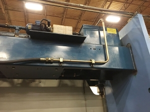 250 TON X 10' PULLMAX OPTIMA CNC HYDRAULIC PRESS BRAKE, MODEL 250.3.1/2.55, CYBELEC MODEVA 10S 6-AXIS CNC CONTROLLER, FOOT PEDAL, LINK LITE BLACK MAX LIGHT CURTAINS, WORK LIGHT, PEDESTAL CONTROL, AUTO BED CROWNING, (LOCATION: WILSON, NC) ***RIGGING FEE $500***-14
