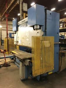 250 TON X 10' PULLMAX OPTIMA CNC HYDRAULIC PRESS BRAKE, MODEL 250.3.1/2.55, CYBELEC MODEVA 10S 6-AXIS CNC CONTROLLER, FOOT PEDAL, LINK LITE BLACK MAX LIGHT CURTAINS, WORK LIGHT, PEDESTAL CONTROL, AUTO BED CROWNING, (LOCATION: WILSON, NC) ***RIGGING FEE $500***-14