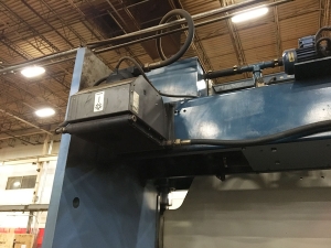 250 TON X 10' PULLMAX OPTIMA CNC HYDRAULIC PRESS BRAKE, MODEL 250.3.1/2.55, CYBELEC MODEVA 10S 6-AXIS CNC CONTROLLER, FOOT PEDAL, LINK LITE BLACK MAX LIGHT CURTAINS, WORK LIGHT, PEDESTAL CONTROL, AUTO BED CROWNING, (LOCATION: WILSON, NC) ***RIGGING FEE $500***-14