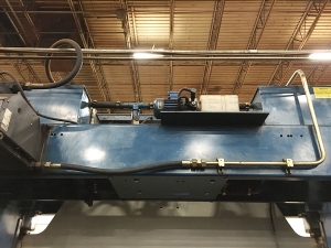 250 TON X 10' PULLMAX OPTIMA CNC HYDRAULIC PRESS BRAKE, MODEL 250.3.1/2.55, CYBELEC MODEVA 10S 6-AXIS CNC CONTROLLER, FOOT PEDAL, LINK LITE BLACK MAX LIGHT CURTAINS, WORK LIGHT, PEDESTAL CONTROL, AUTO BED CROWNING, (LOCATION: WILSON, NC) ***RIGGING FEE $500***-14