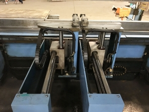 250 TON X 10' PULLMAX OPTIMA CNC HYDRAULIC PRESS BRAKE, MODEL 250.3.1/2.55, CYBELEC MODEVA 10S 6-AXIS CNC CONTROLLER, FOOT PEDAL, LINK LITE BLACK MAX LIGHT CURTAINS, WORK LIGHT, PEDESTAL CONTROL, AUTO BED CROWNING, (LOCATION: WILSON, NC) ***RIGGING FEE $500***-14