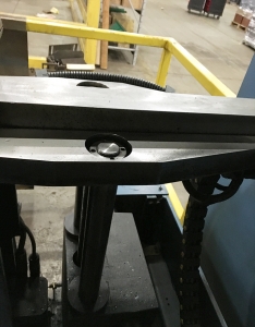 250 TON X 10' PULLMAX OPTIMA CNC HYDRAULIC PRESS BRAKE, MODEL 250.3.1/2.55, CYBELEC MODEVA 10S 6-AXIS CNC CONTROLLER, FOOT PEDAL, LINK LITE BLACK MAX LIGHT CURTAINS, WORK LIGHT, PEDESTAL CONTROL, AUTO BED CROWNING, (LOCATED IN WILSON, NC) ***RIGGING FEE $500***-16