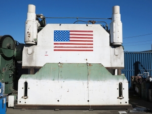 440 TON X 14' LVD HYDRAULIC PRESS BRAKE, MODEL PPN400/4500, LOWER DIE HOLDER, 48" PIT REQUIRED, REMOTE PALM CONTROL, COMES W/ BACK GAUGE HARDWARE, BUT BACK GAUGE IS NON-FUNCTIONAL, EQUILIBRIUM BAR, AUTO CROWNING ON BED, HYDRAULIC CLAMPING, FOOT PEDAL (LOCATION: GARVEY AVE., SOUTH EL MONTE, CA) ***RIGGING FEE $1,500***-17