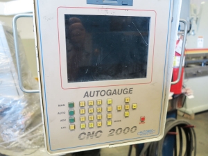 65 TON X 8' PIRANHA CNC HYDRAULIC PRESS BRAKE, MODEL 6508, MERLIN ISB LIGHT CURTAINS, AUTOMEC CNC 2000 CNC SINGLE AXIS BACKGAUGE AND CNC RAM, FOOT PEDAL, DIE RAIL, YEAR 2002 (LOCATION: GARVEY AVE., SOUTH EL MONTE, CA)-17B