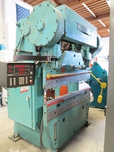90 TON X 6' WYSONG CNC PRESS BRAKE, MODEL 90-4, DRC CNC BACK GAUGE, DRILLED FOR FLANGES, JIC ELECTRICS, AIR CLUTCH & BRAKE, 2 SPEED RAM, POWER RAM ADJUSTMENT, DUAL PALM CONTROL, ONE-SHOT LUBE (LOCATION: GARVEY AVE., SOUTH EL MONTE, CA) ***RIGGING FEE $150***-18