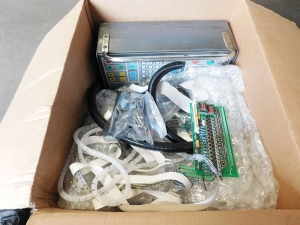 90 TON X 8' CINCINNATI FORM MASTER II CNC HYDRAULIC PRESS BRAKE (CONTROLLER IS NOT FUNCTIONAL - NEEDS WORK), MODEL 90FMIIX6, AXIS SELECTION CONTROL, 4-AXIS (2-AXIS RAM Y1, Y2 TO 0.0002" AND 2-AXIS BACKGAGE X-R), CINCINNATI FORM MASTER II, 2 AXIS CNC BACK GAUGE, ELECTRIC FOOT PEDAL, PEDESTAL PALM CONTROL W/ EMERGENCY STOP, AUTO BED CROWNING, PRESENSE SENSING GUARD ON/OFF PUSH BUTTON, EXTENDED STROKE & SHUT HEIGHT, (NEEDS NEW CONTROL) (LOCATION: GARVEY AVE., SOUTH EL MONTE, CA) ***RIGGING FEE $250***-23