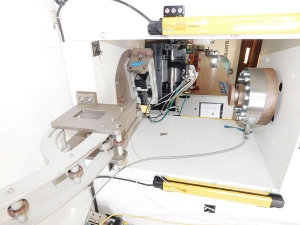 10 TON CUSTOM MADE HYDRAULIC STAMPING PRESS, COGNEX INSPECTION CAMERA, ALLEN BRADLEY PANEL VIEW PLUS 1000 CNC CONTROL, P/A INDUSTRIES SRF5-SP FEEDERS, ROBOT ARMS, LASER MARKER (LOCATION: GARVEY AVE., SOUTH EL MONTE, CA) ***RIGGING FEE $25***-42