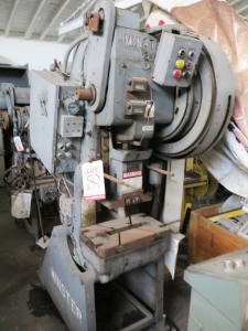 22 TON X 2" MINSTER HIGH SPEED OBI PUNCH PRESS, MODEL #3, 350 SPM, 20" X 12" BED SIZE, MINUTE METER, PARTS COUNTER, AIR CLUTCH & BRAKE, ROSS AIR VALVE(LOCATION: GARVEY AVE., SOUTH EL MONTE, CA) ***RIGGING FEE $50***-50