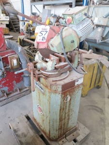 12-1/2" SCOTCHMAN MANUAL CIRCULAR COLDSAW, MODEL CPO-315, MANUAL VISE, COOLANT SYSTEM, SLOTTING AND LONGITUDINAL CAPABILIES, DOUBLE REDUCTION GEARBOX (PARTS MACHINE ONLY) (LOCATION: RUSH ST., SOUTH EL MONTE, CA)-57B