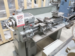 12" X 36" CLAUSING ENGINE LATHE W/ TURRET, MODEL 5914, TURRET W/ DRILL CHUCKS, SPLASH GUARD, COLLET CLOSER, KDK TOOL POST (LOCATION: RUSH ST., SOUTH EL MONTE, CA) ***RIGGING FEE $25***-65