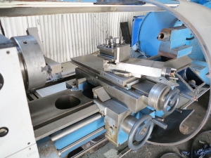17" - 22" X 40" GRAZIANO GAP BED ENGINE LATHE, MODEL SAG 210N, DUPLOMATIC MODEL TA-80 TRACER ATTACHMENT, 3-JAW CHUCK, 4-JAW CHUCK, THREAD DIAL, TOOL POST, SPINDLE NOSE 2-1/4" (LOCATION: RUSH ST., SOUTH EL MONTE, CA) ***RIGGING FEE $25***-67