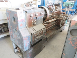22" - 31" X 60" TARNOW GAP BED ENGINE LATHE, MODEL TUJ-50X1500, 19" 4-JAW CHUCK, NEWALL 2 AXIS DIGITAL READOUT SYSTEM, COOLANT SYSTEM, CHIP TRAY, STEADY REST, SPINDLE NOSE 3-1/2" (LOCATION: RUSH ST., SOUTH EL MONTE, CA) ***RIGGING FEE $25***-68