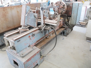 22" - 31" X 60" TARNOW GAP BED ENGINE LATHE, MODEL TUJ-50X1500, 19" 4-JAW CHUCK, NEWALL 2 AXIS DIGITAL READOUT SYSTEM, COOLANT SYSTEM, CHIP TRAY, STEADY REST, SPINDLE NOSE 3-1/2" (LOCATION: RUSH ST., SOUTH EL MONTE, CA) ***RIGGING FEE $25***-68