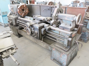 22"/31" X 60" TARNOW GAP BED ENGINE LATHE, MODEL TUJ-50X1500, COOLANT SYSTEM, CHIP TRAY, STEADY REST, 4-JAW CHUCK, SPINDLE NOSE 2" (LOCATION: RUSH ST., SOUTH EL MONTE, CA)-69