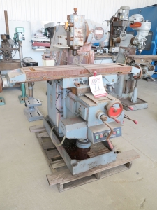 9.5" X 45" HORIZONTAL MILLING MACHINE W/ VERTICAL HEAD ATTACHMENT, VERTICAL HEAD ATTACHMENT, POWER FEED (LOCATION: RUSH ST., SOUTH EL MONTE, CA) ***RIGGING FEE $25***-71