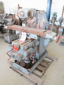 9.5" X 45" HORIZONTAL MILLING MACHINE W/ VERTICAL HEAD ATTACHMENT, VERTICAL HEAD ATTACHMENT, POWER FEED (LOCATION: RUSH ST., SOUTH EL MONTE, CA) ***RIGGING FEE $25***-71