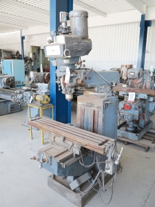 ACRA MILL VERTICAL MILL, 10" X 50" TABLE, POWER FEED, S/N 21923 (LOCATION: RUSH ST., SOUTH EL MONTE, CA) ***RIGGING FEE $25***-71A