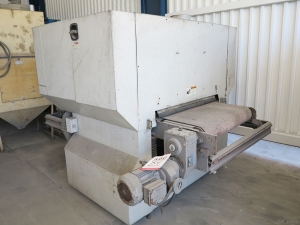 37" TIMESAVERS ORBITAL SANDER W/ DUAL ORBITAL HEADS (WOODWORKING SANDER), VACUUM TABLE, DUAL ORBITAL HEADS, CHIP BLOWER, YEAR 1993 (LOCATION: RUSH ST., SOUTH EL MONTE, CA) ***RIGGING FEE $150***-84