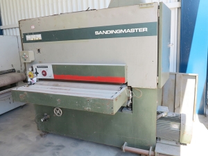 52" SANDINGMASTER WIDE BELT 3 HEAD GRINDER/SANDER WOOD WORKING MACHINE, MODEL SCSB-3-1300 (LOCATION: RUSH ST., SOUTH EL MONTE, CA) ***RIGGING FEE $150***-86