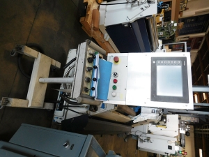 10 GA. X 48" DAVI HYDRAULIC CNC 4 ROLL SHEET METAL PLATE ROLL W/ VERTICAL SUPPORT SYSTEM, MODEL MCB-1219/S, CNC PEDESTAL CONTROLLER, HYDRAULIC OVERHEAD SUPPORT, NOTE: NEW REPLACEMENT COST OVER $52,000, YEAR 2001, NOTE: NEEDS PROGRAM WORK (LOCATION: GARVEY AVE., SOUTH EL MONTE, CA) ***RIGGING FEE $50***-104