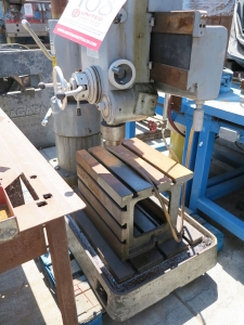 8.25" X 31.5" SHARP RADIAL DRILL, MODEL RD-820, 2 AXIS HYDRAULIC FEEDS, 6' X 18' PERMANENT MAGNETIC CHUCK, COOLANT SYSTEM, AUTO LUBE SYSTEM, MISSING MOTOR, NEEDS PARTS (LOCATION: RUSH ST., SOUTH EL MONTE, CA) ***RIGGING FEE $25***-108