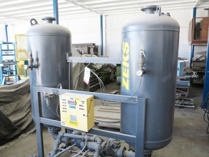 1910 SCFM ZEKS HYDRONIX HEATLESS PURGE DESICCANT AIR DRYER, MODEL 1910HPS1L0D00E, ADJUSTABLE PURGE, FILL & DRAIN PORTS, TOWER SEQUENCING LIGHT, (NOTE: NEW REPLACEMENT COST IS $38,800) (LOCATION: RUSH ST., SOUTH EL MONTE, CA) ***RIGGING FEE $25***-121