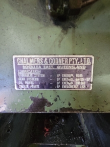 CHALMERS & CORNER PUNCH PRESS, NO MODEL OR S/N-7