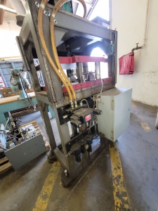 CUSTOM BUILT SINGLE RAM HYDRAULIC PRESS-19