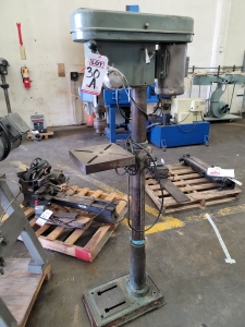 GENERAL 14" DRILL PRESS, FLOOR MODEL, 1/2 HP, S/N 633-30A