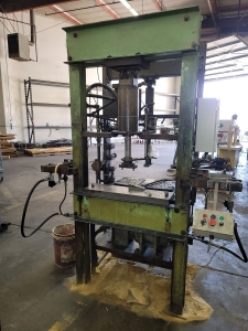 CUSTOM DOUBLE SIDED H-FRAME PRESS W/ (2) RAMS, HYDRAULIC-33